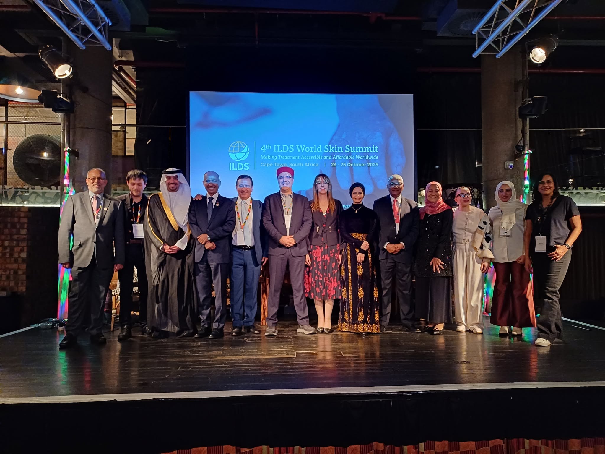 Pr Noureddine Litaiem au 4e ILDS World Skin Summit, Le Cap, Afrique du Sud